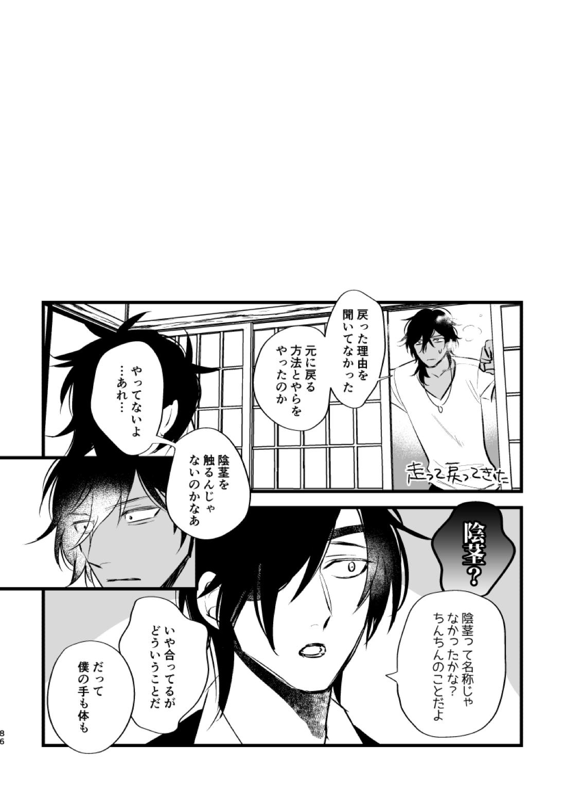 とうめい人間【刀剣乱舞/くりみつ】 page 84