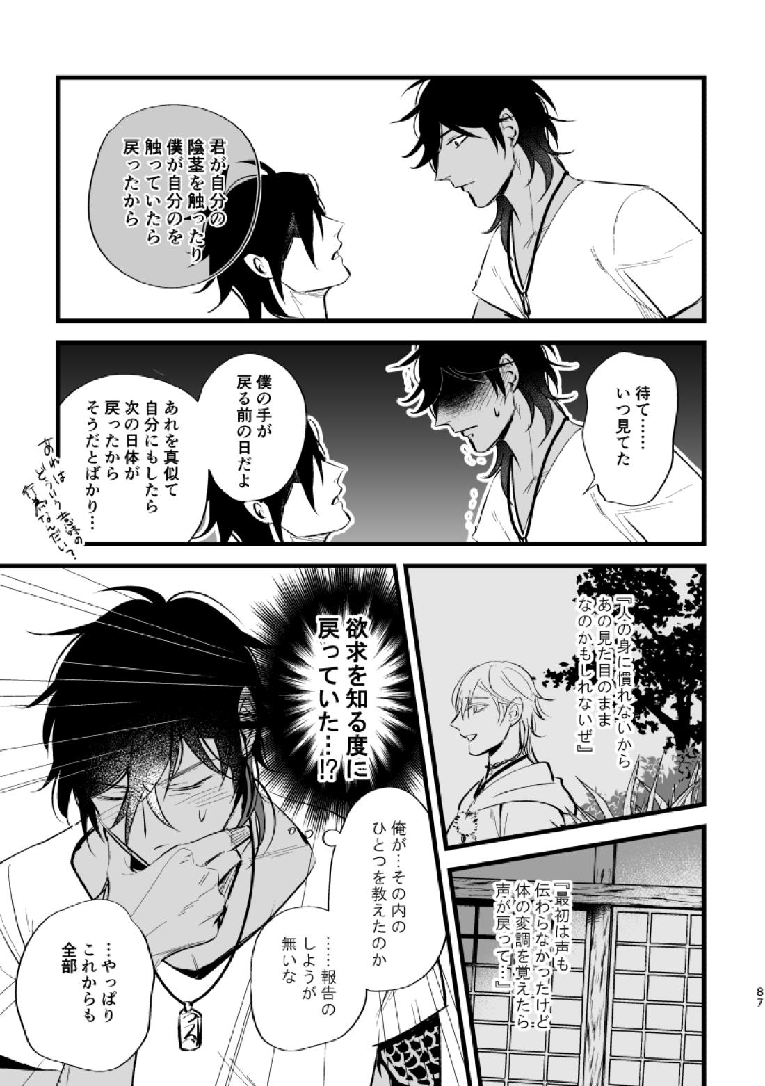 とうめい人間【刀剣乱舞/くりみつ】 page 85