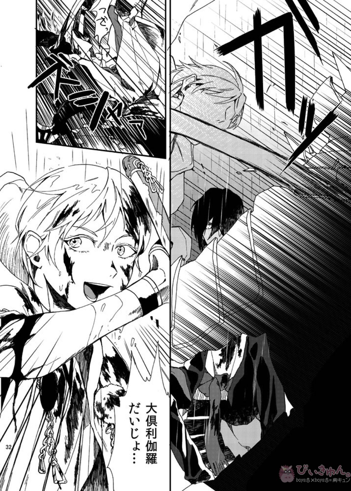 りゅうの涙はきっと、あまい【刀剣乱舞/くりつる】 page 31