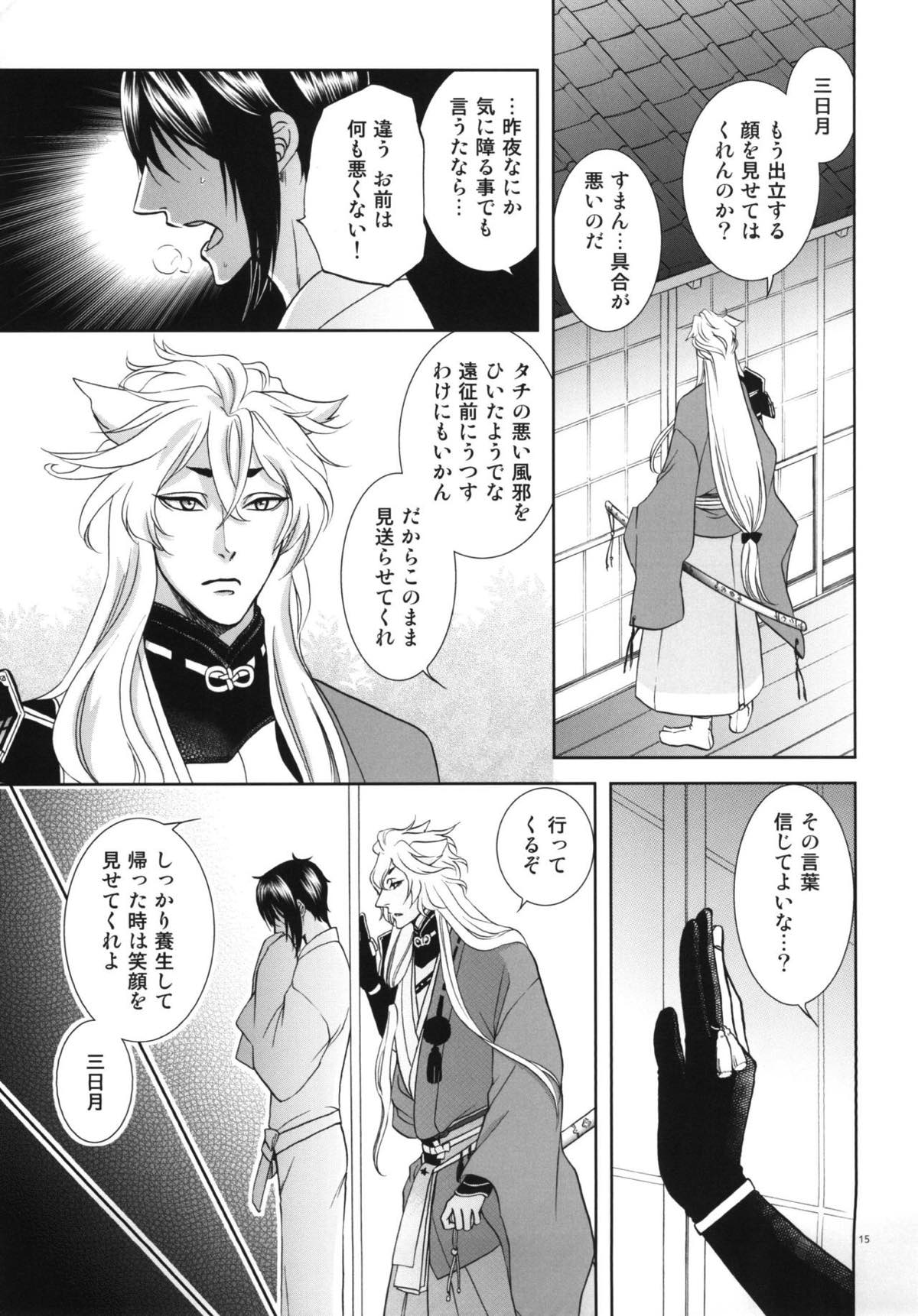 恋のえやみ【刀剣乱舞/小狐三日(こぎみか)】 page 14