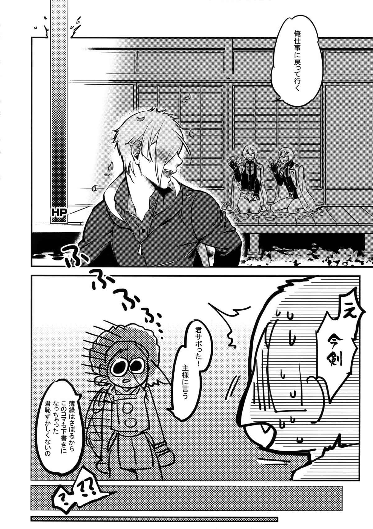真夜中・続【刀剣乱舞/髭膝】 page 13