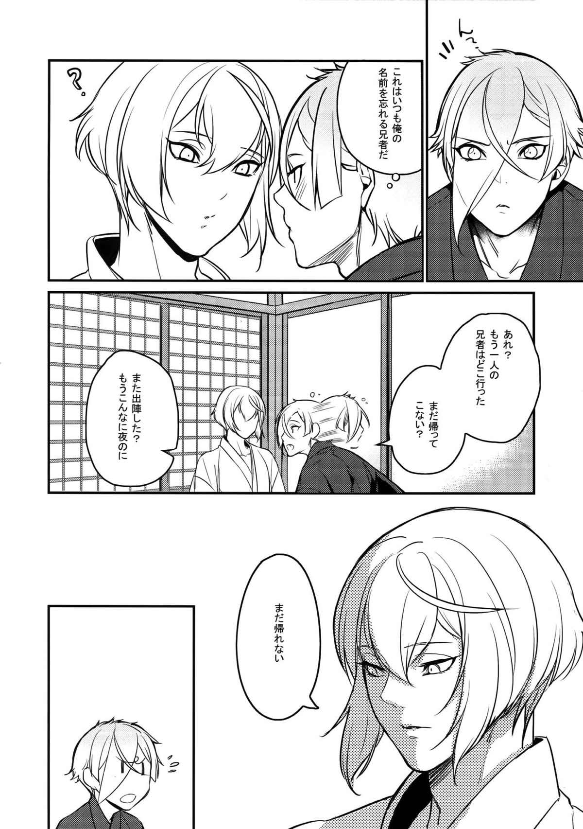 真夜中・続【刀剣乱舞/髭膝】 page 35