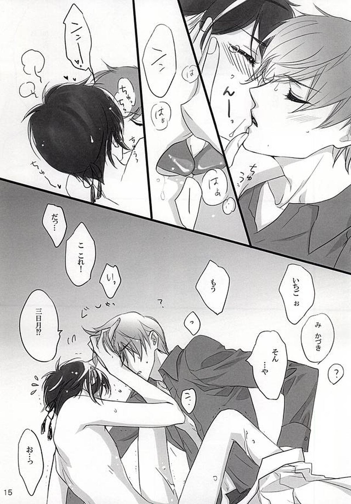 大好きな君と【刀剣乱舞/一振三日月】 page 14