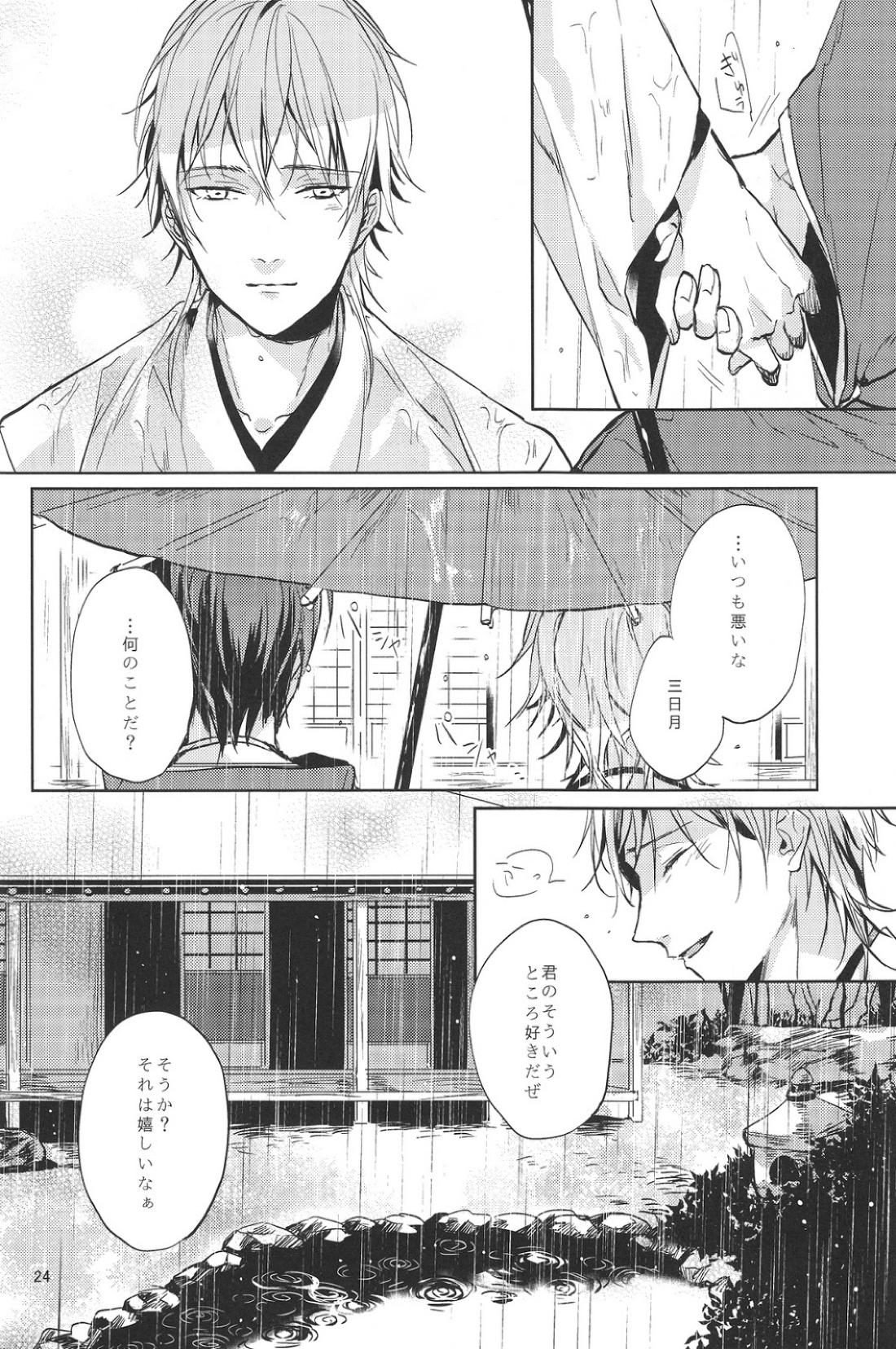 君の腕の中で凍える冬を過ごそう【刀剣乱舞/みかつる】 page 25