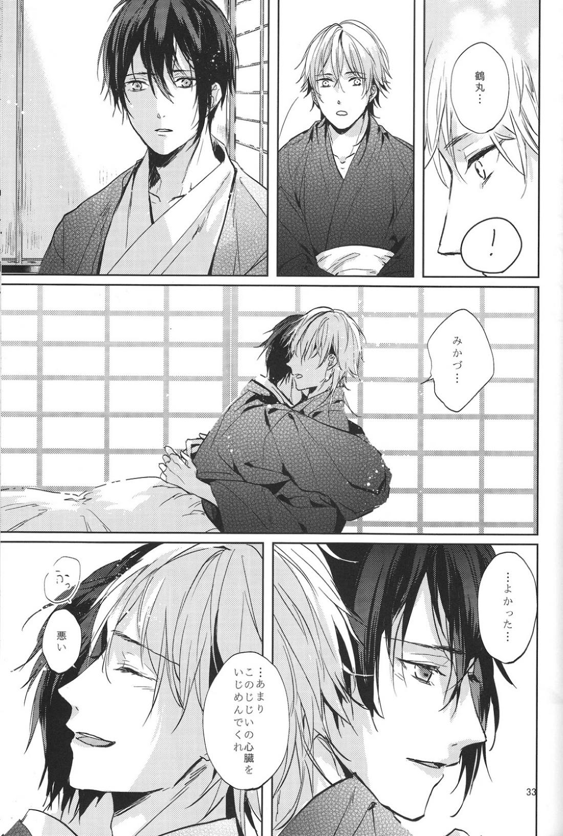 君の腕の中で凍える冬を過ごそう【刀剣乱舞/みかつる】 page 34