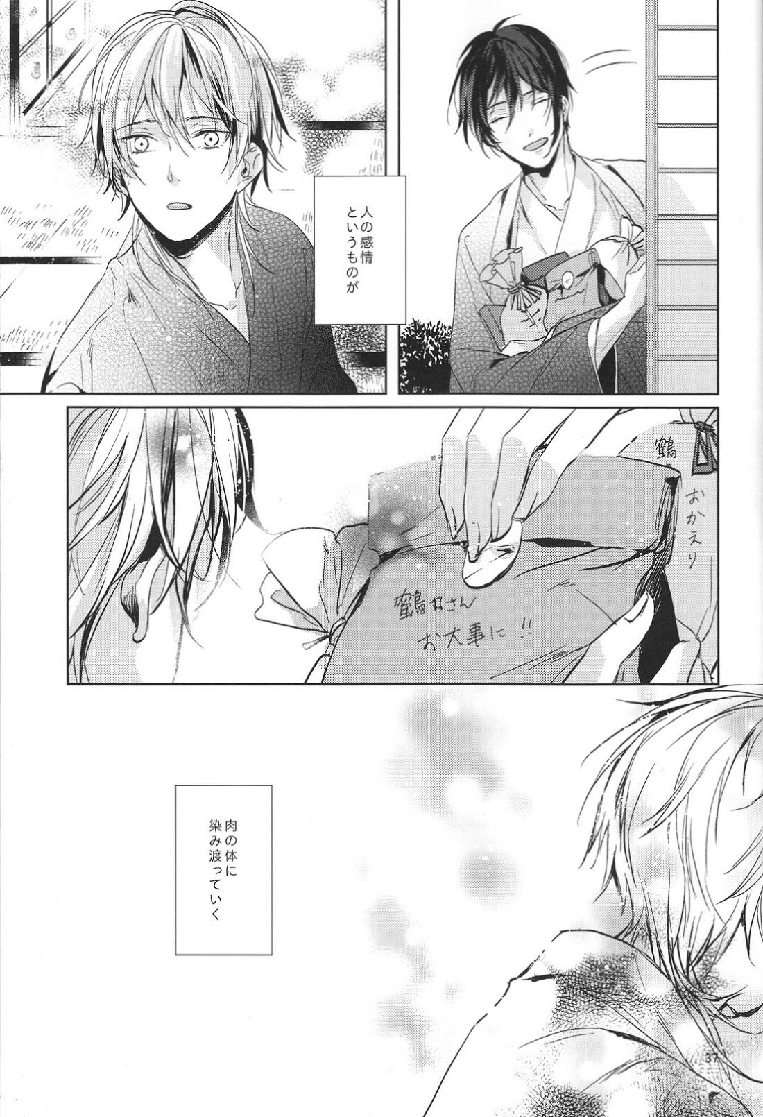 君の腕の中で凍える冬を過ごそう【刀剣乱舞/みかつる】 page 38