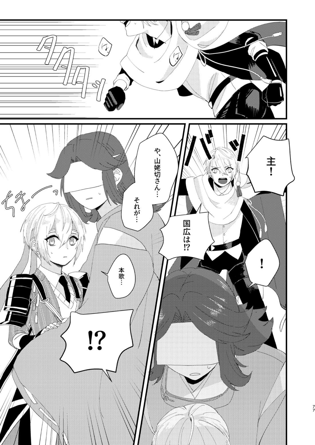 しょたんばちゃんを鍛刀した本歌さん【刀剣乱舞/ちょぎくに】 page 76