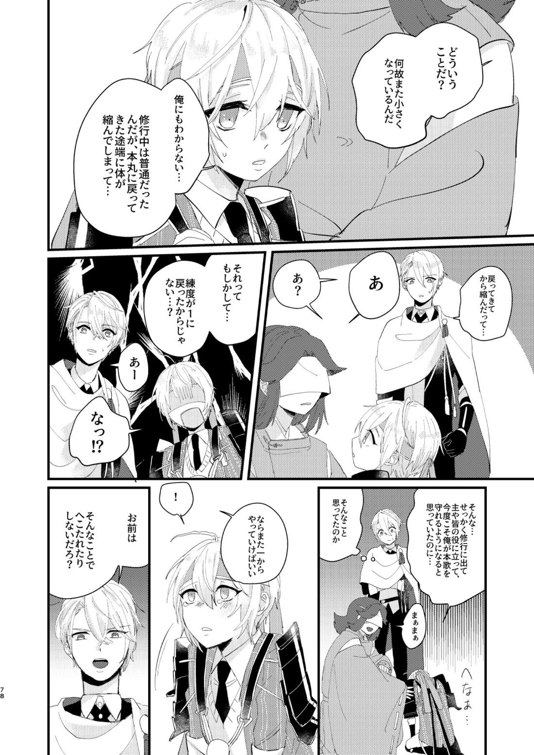 しょたんばちゃんを鍛刀した本歌さん【刀剣乱舞/ちょぎくに】 page 77