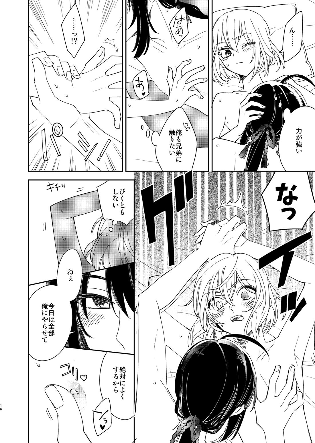 きみと夜、揃いの夢が見たいのだ【刀剣乱舞/鯰骨】 page 17