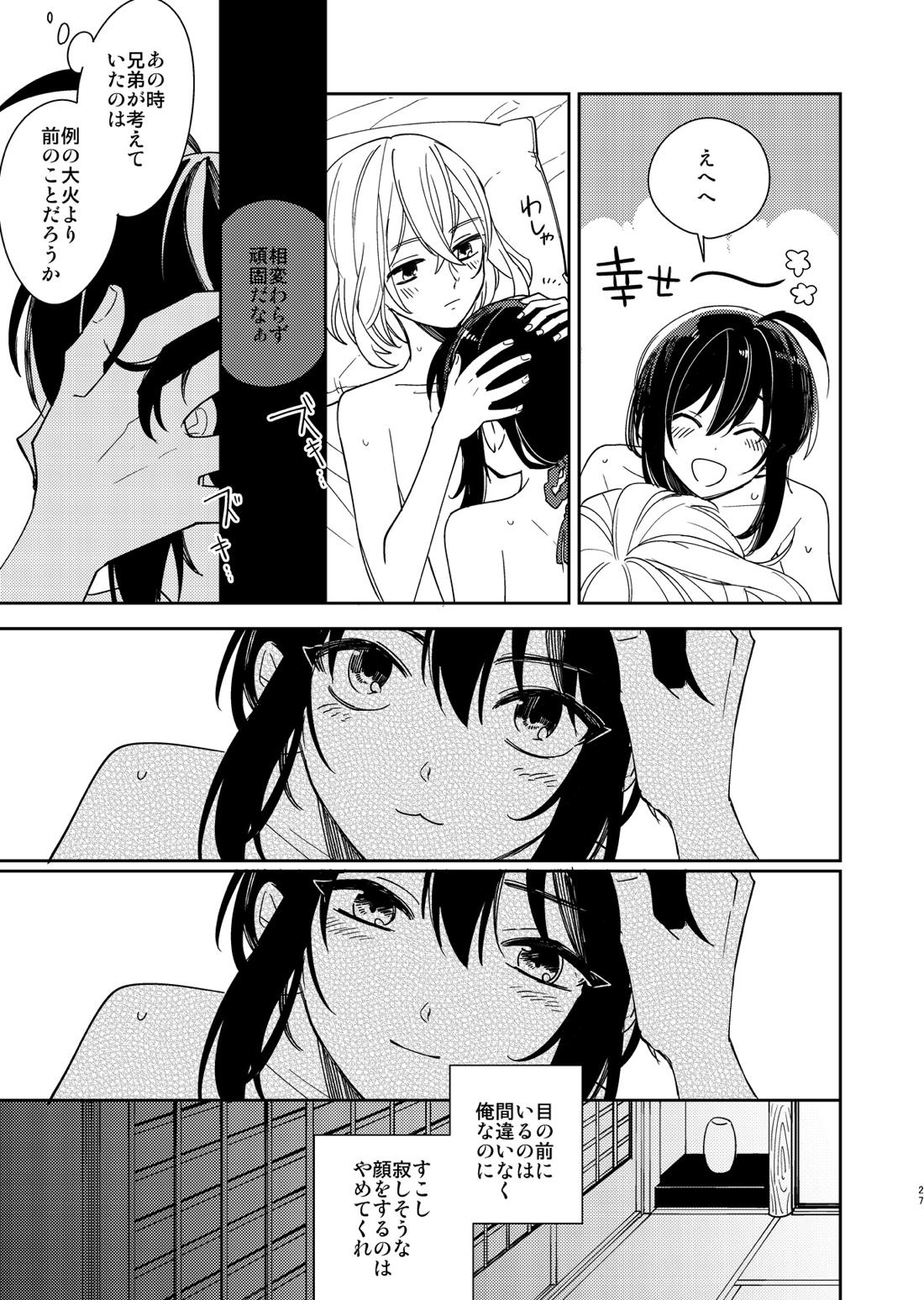 きみと夜、揃いの夢が見たいのだ【刀剣乱舞/鯰骨】 page 28