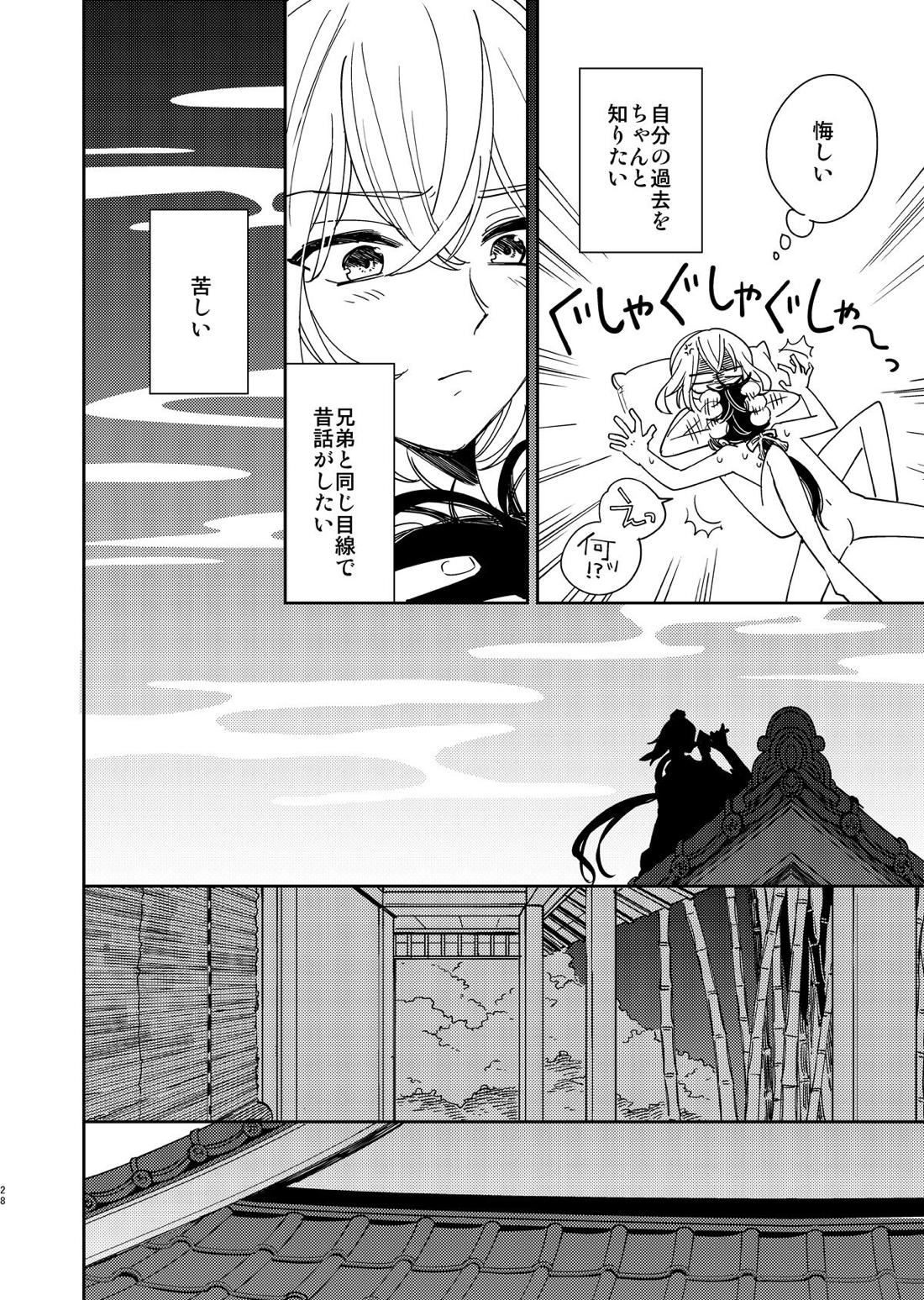 きみと夜、揃いの夢が見たいのだ【刀剣乱舞/鯰骨】 page 29