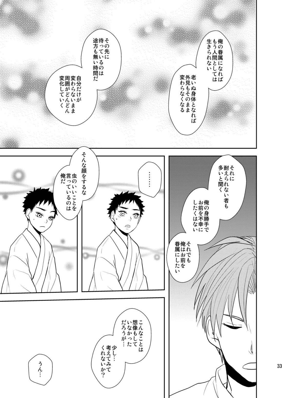 吸血鬼は美少年の精液しか吸わない【刀剣乱舞/へし厚】 page 32