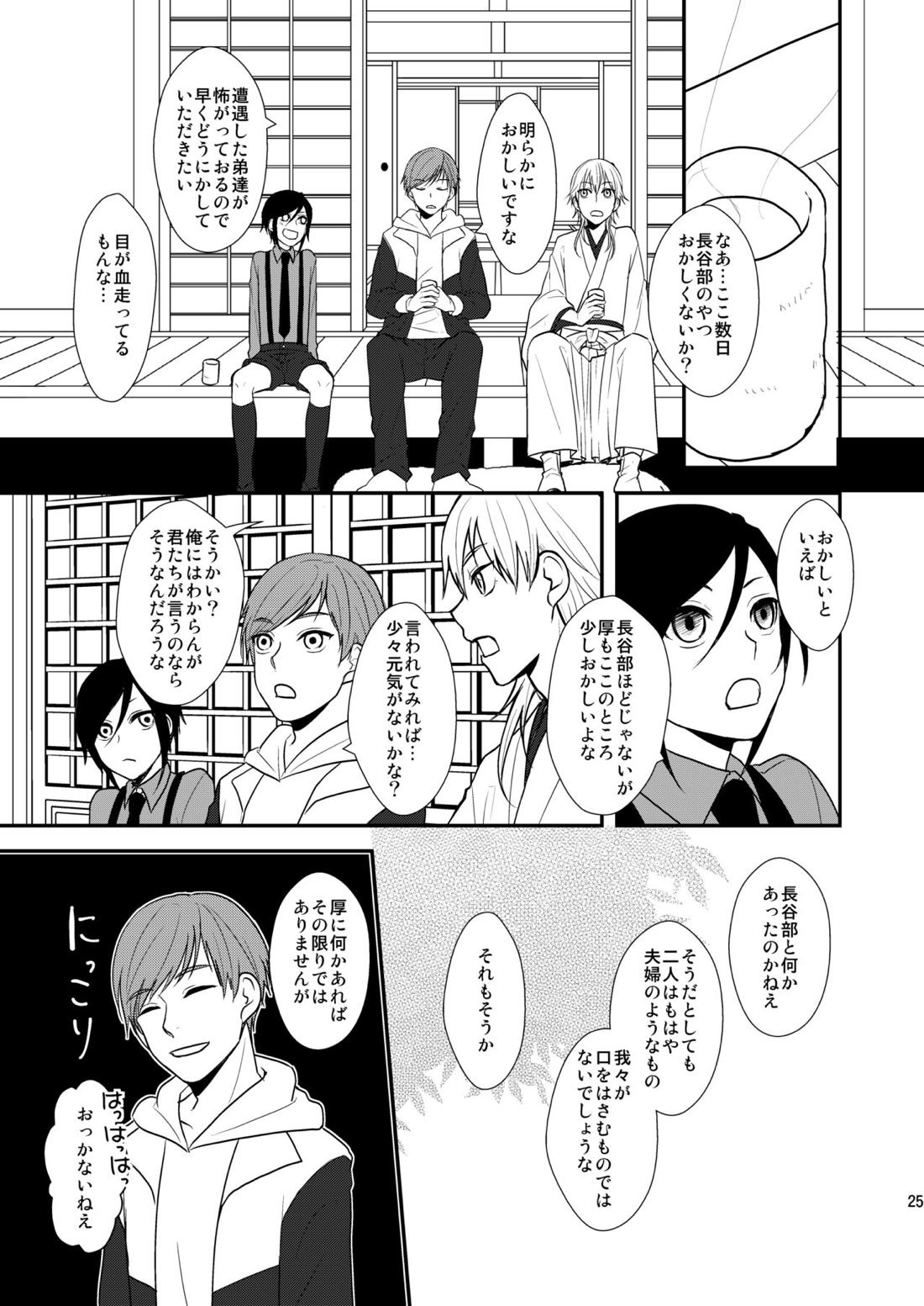 御しきれぬはおのれのこころ【刀剣乱舞/へし厚】 page 23