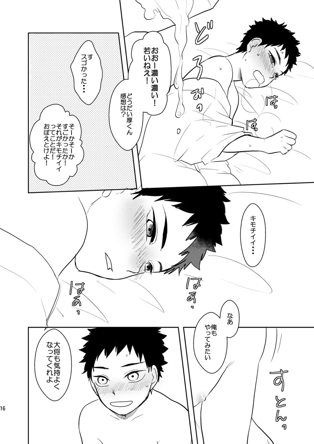 好奇心旺盛な俺のカワイイ近侍が夜伽を迫ってくる【刀剣乱舞/モブ厚】 page 15