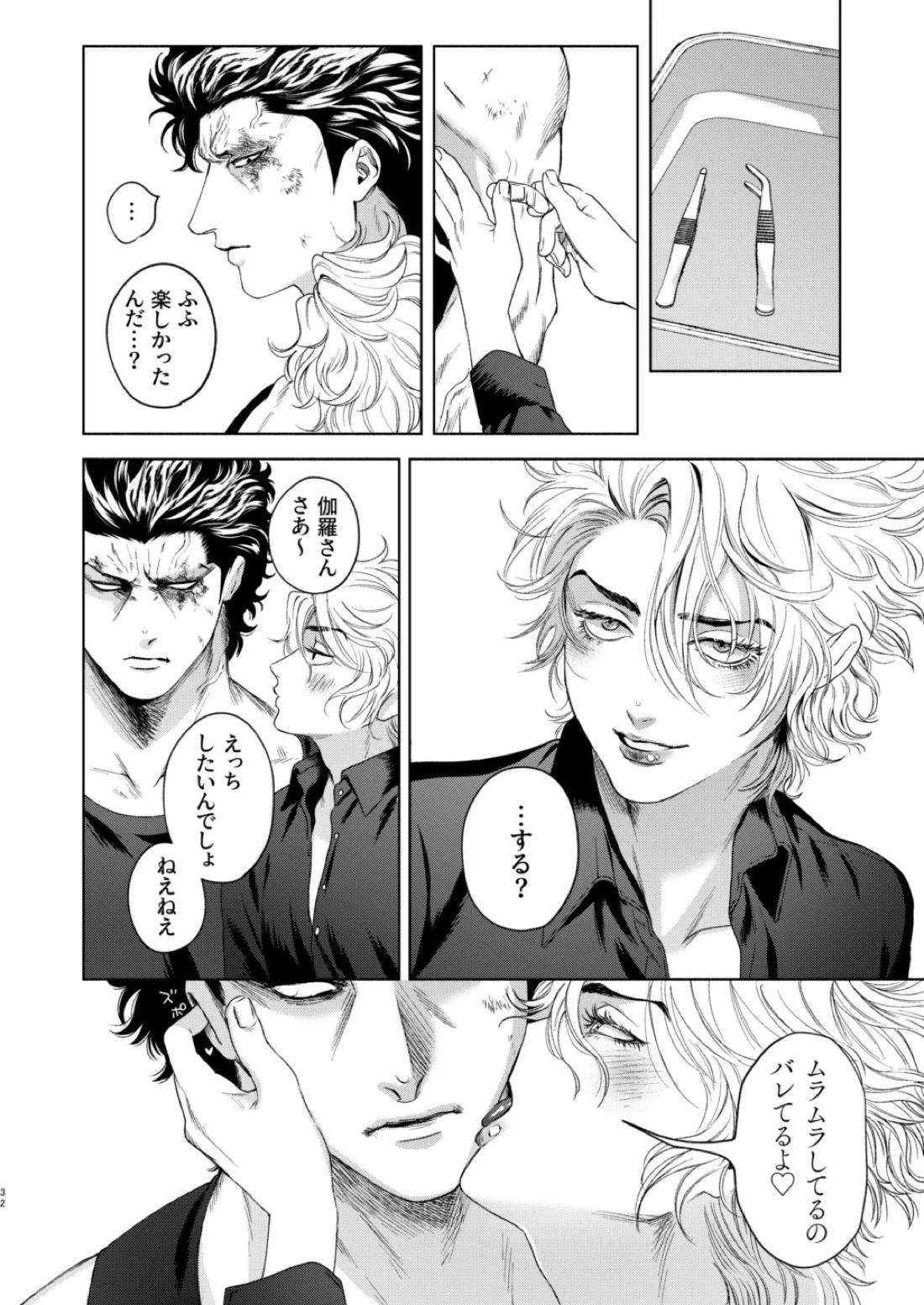 痕【嘘喰い/伽羅×貘】 page 30