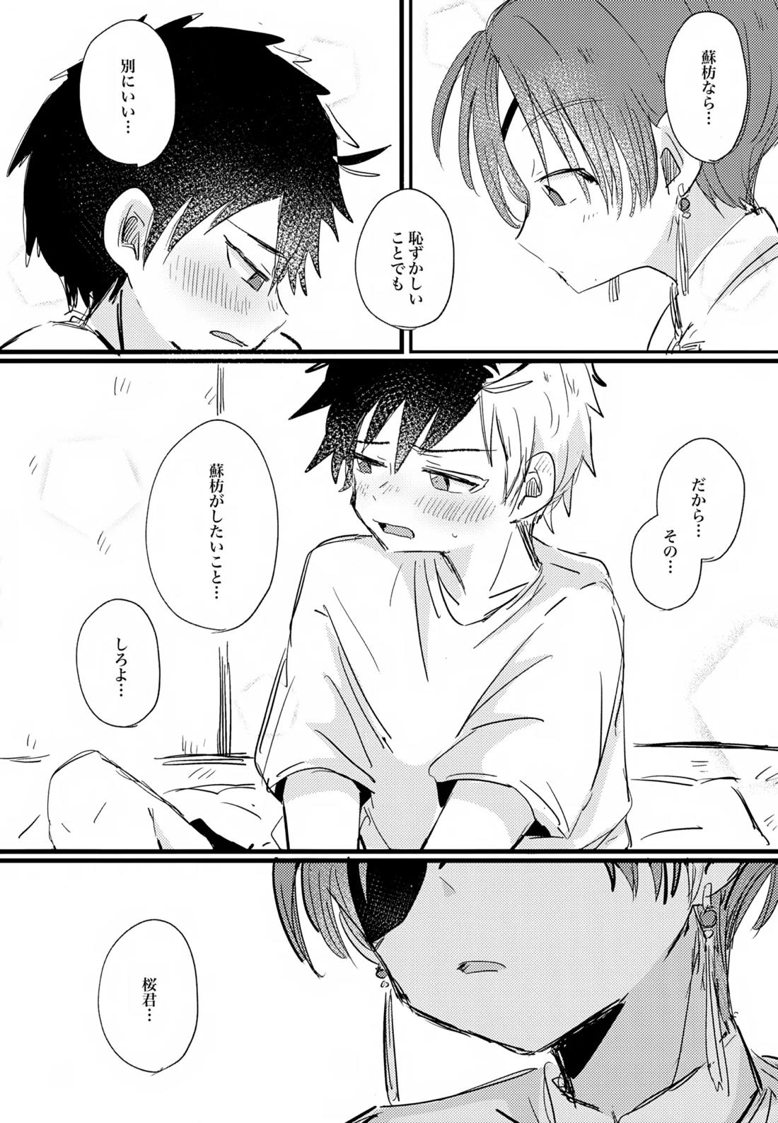 恋はさやかに見えねども【WIND BREAKER/すおさく】 page 17