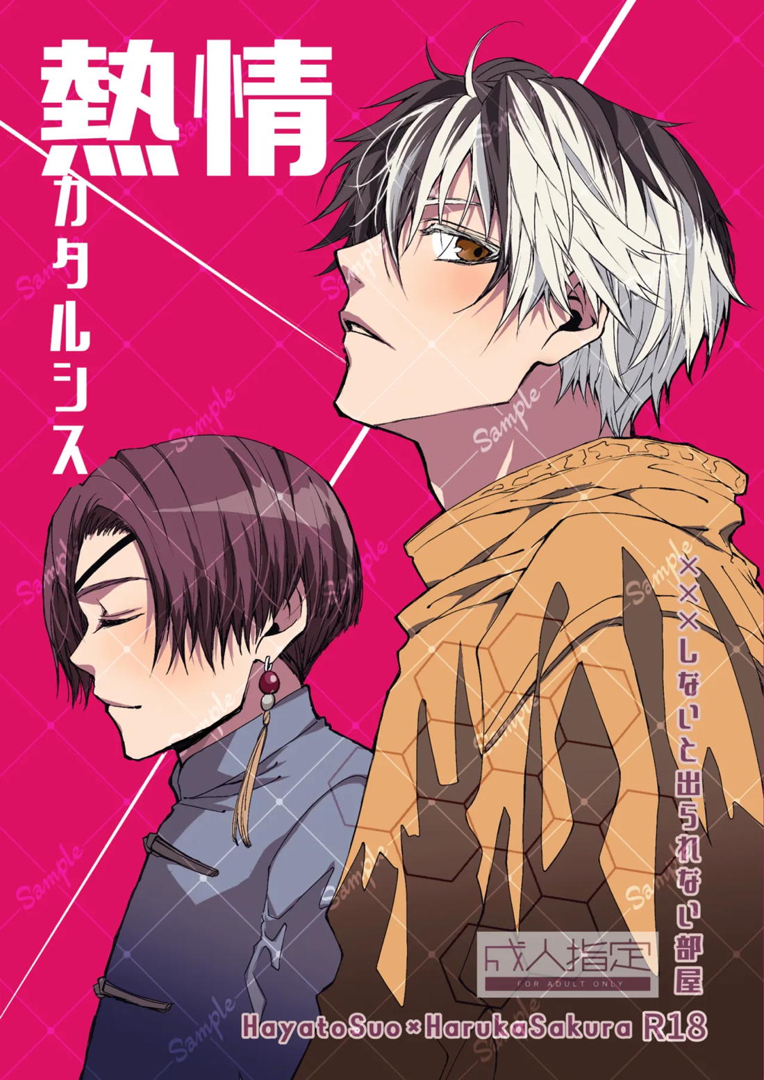 BL manga "熱情カタルシス ー×××しないと出られない部屋ー【WIND BREAKER/すおさく】" cover image