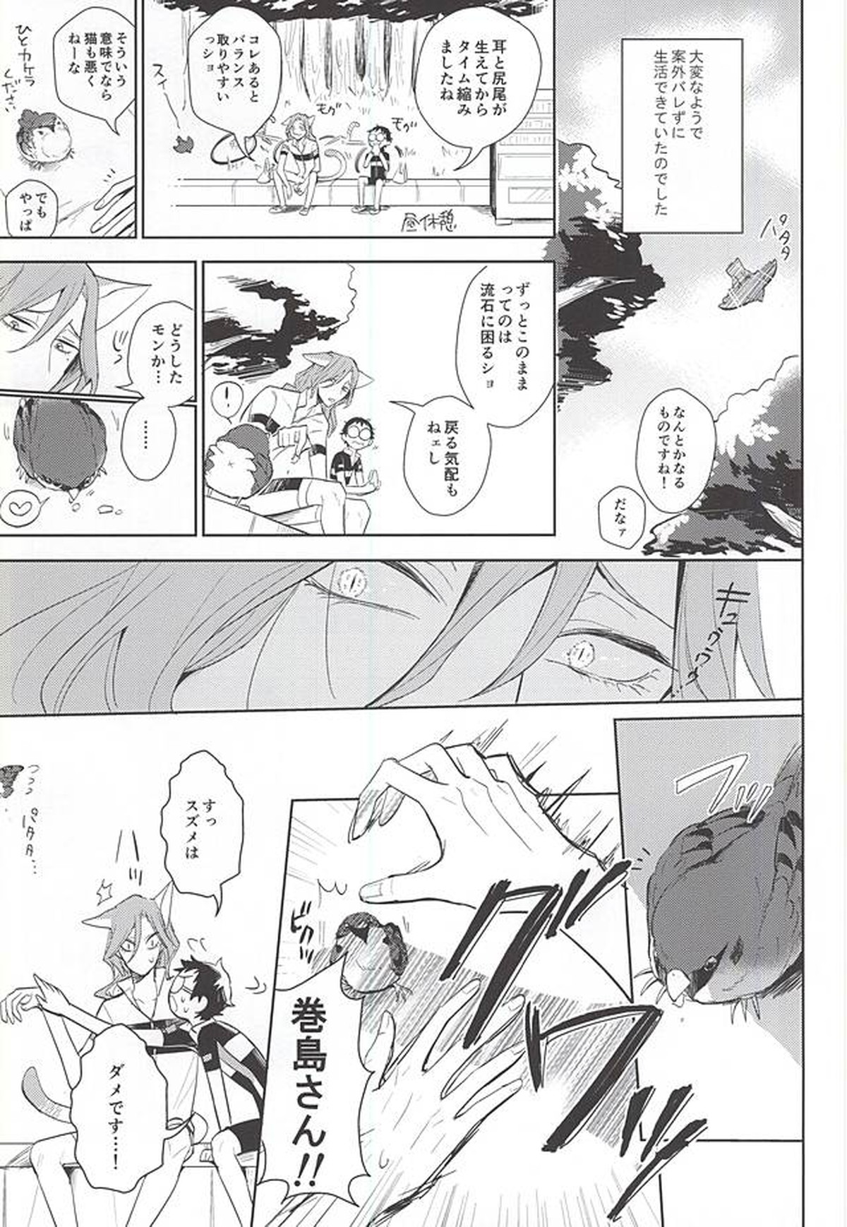 巻島さんが猫になってしまいました。【弱虫ペダル/巻坂】 page 12