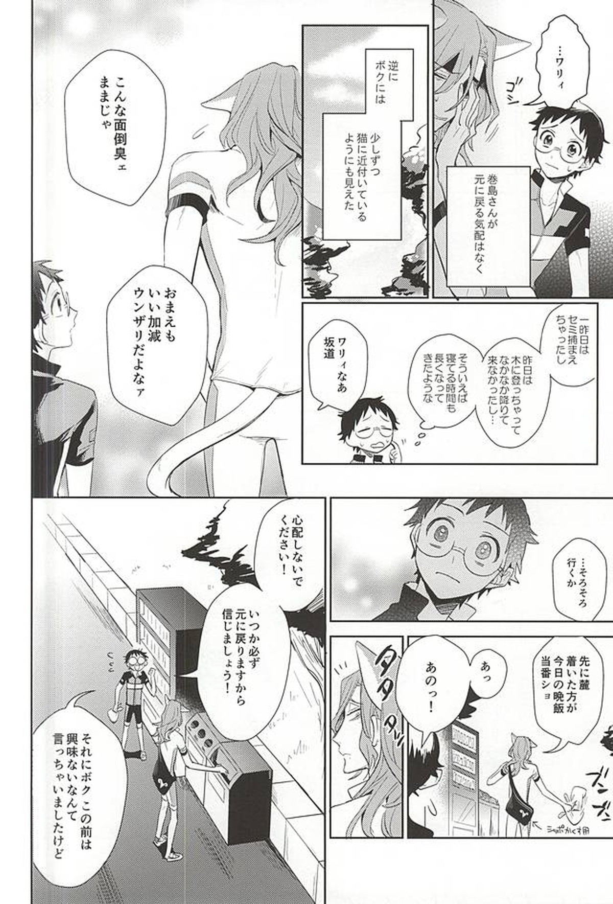 巻島さんが猫になってしまいました。【弱虫ペダル/巻坂】 page 13