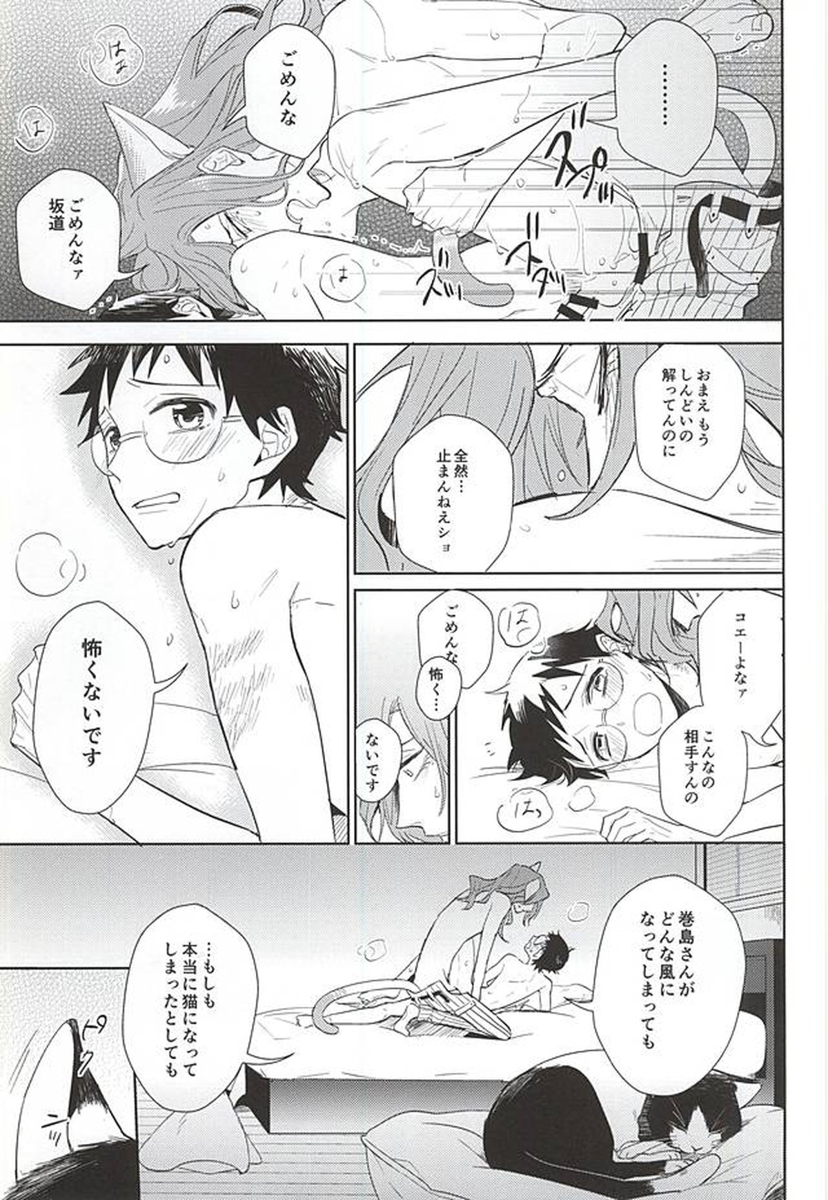巻島さんが猫になってしまいました。【弱虫ペダル/巻坂】 page 22