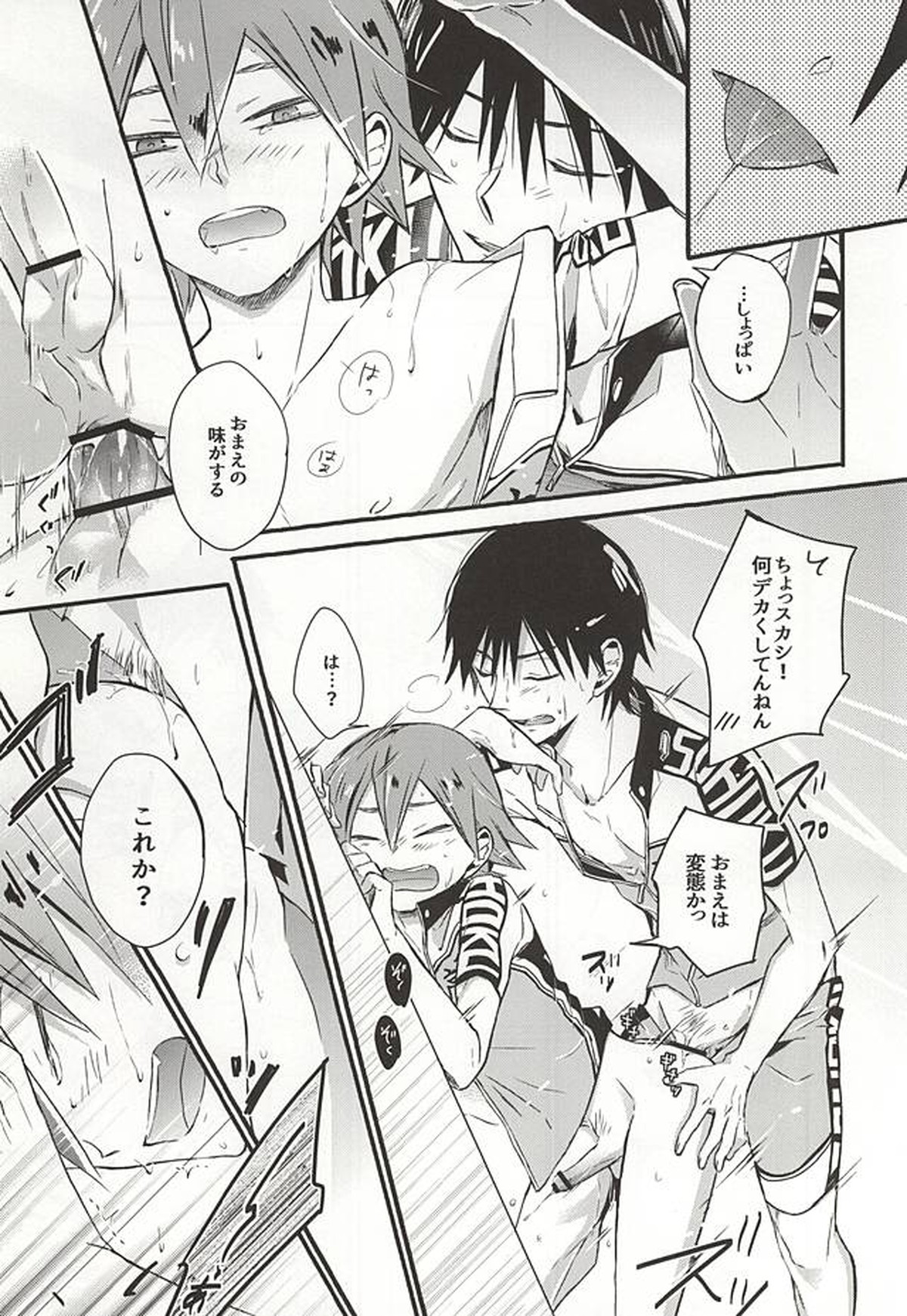 暑さのせいにしていらんことするコイツをどうにかしてくれ【弱虫ペダル/今鳴】 page 16