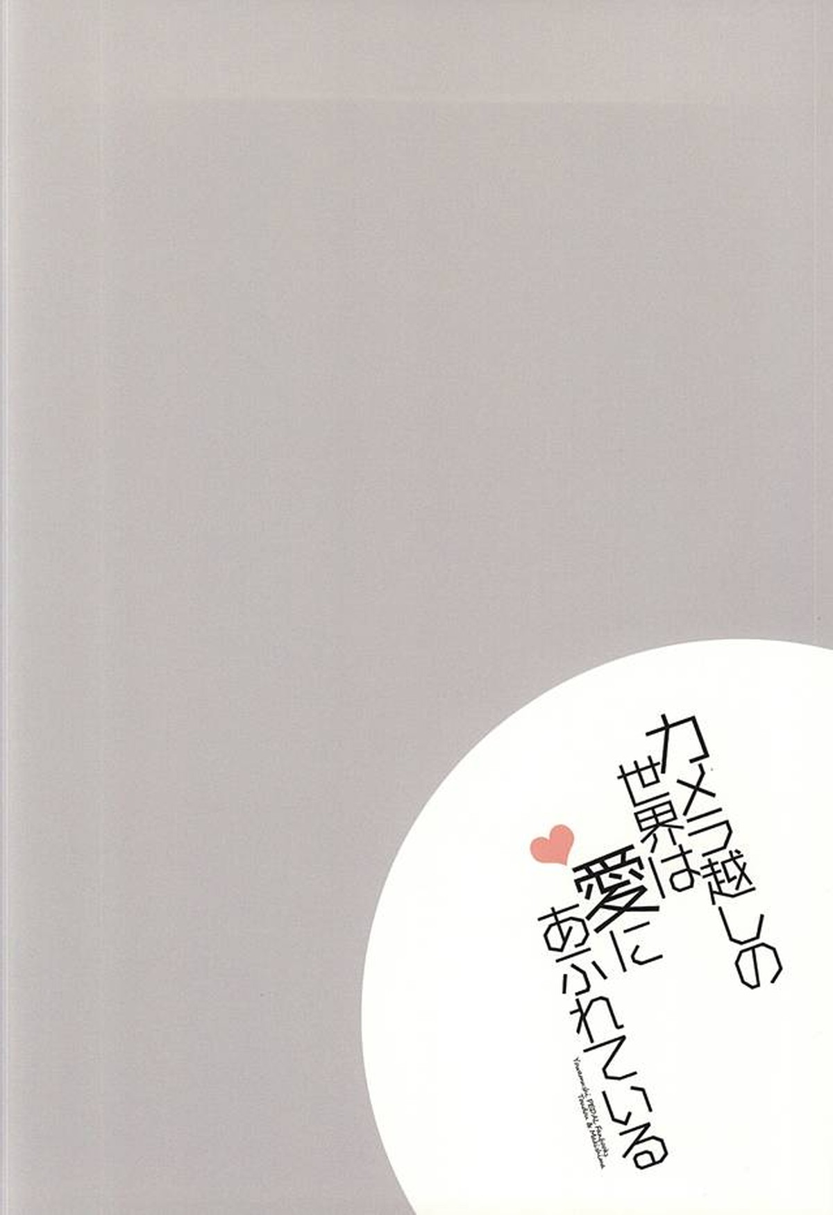 カメラ越しの世界は愛にあふれている【弱虫ペダル/東巻】 page 12