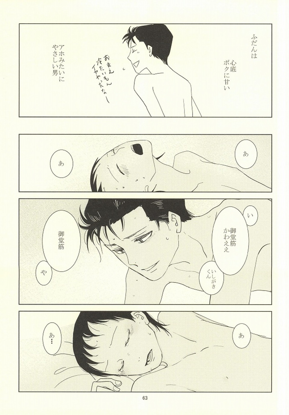 誰が踏み初めしかたみぞと【弱虫ペダル/石御】 page 59