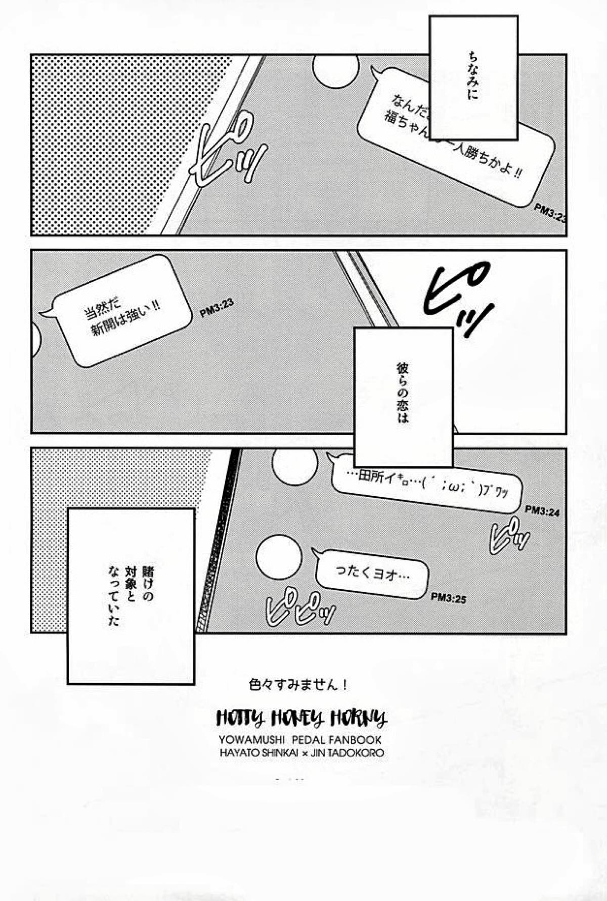 Hotty Honey Horny【弱虫ペダル/新田】 page 21