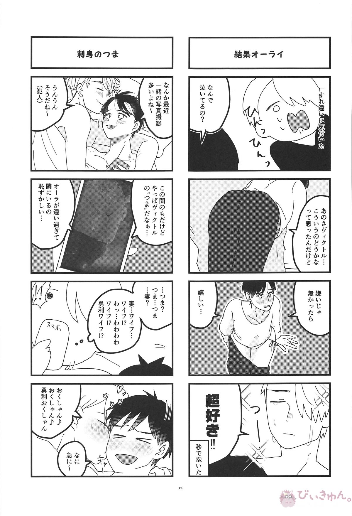 オレは、ボクは、何度も恋をする【ユーリ!!! on ICE/ヴィク勇】 page 22